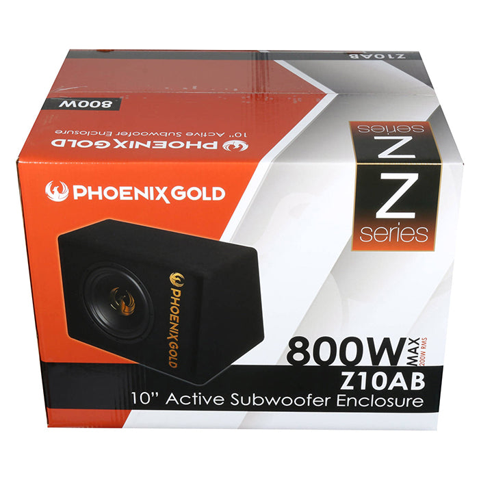 Phoenix Gold caisson de basses actif 10" avec câbles et télécommande