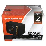 Phoenix Gold caisson de basses actif 10" avec câbles et télécommande