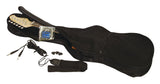 DiMavery ST-203 Electric Guitar, Gothic Black