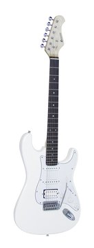DiMavery ST-312 Electric Guitar, White