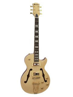 DiMavery LP-600 Electric Guitar, Natural Maple