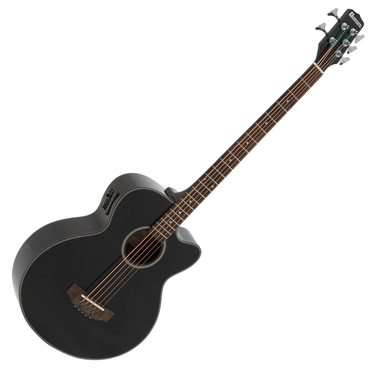 DiMavery AB-455 Acoustic Bass, 5-string, Black 