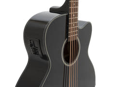 DiMavery AB-455 Basse acoustique, 5 cordes, Noir