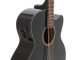 DiMavery AB-455 Acoustic Bass, 5-string, Black 