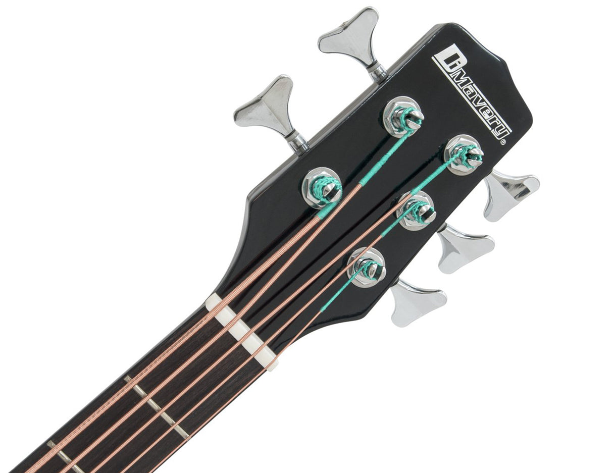 DiMavery AB-455 Acoustic Bass, 5-string, Black 