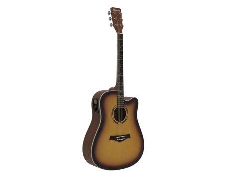 DiMavery DR-520 Guitares Western (Sunburst)
