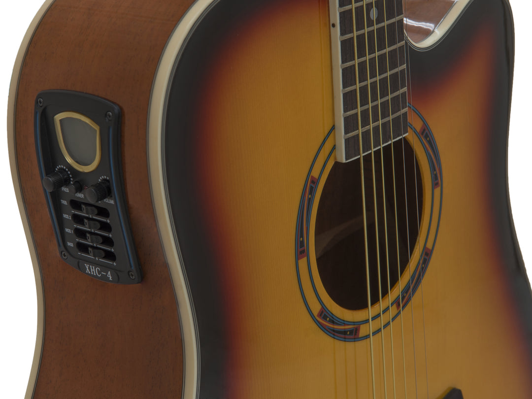 DiMavery DR-520 Guitares Western (Sunburst)