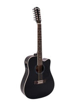 DiMavery DR-612 Western Guitar 12-string - Black