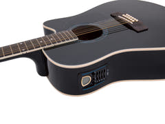 DiMavery DR-612 Guitare Western 12-strenget (Noir)