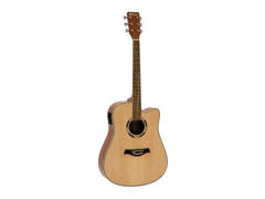DiMavery JK-500 Guitare Western (Naturel)
