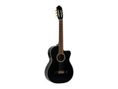 DiMavery CN-600E Guitare classique espagnole (Noir)