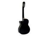 DiMavery CN-600E Guitare classique espagnole (Noir)