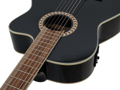 DiMavery CN-600E Guitare classique espagnole (Noir)