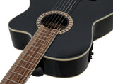 DiMavery CN-600E Guitare classique espagnole (Noir)
