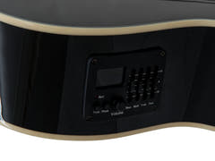 DiMavery CN-600E Guitare classique espagnole (Noir)