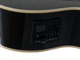 DiMavery CN-600E Guitare classique espagnole (Noir)