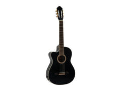 DiMavery CN-600L Guitare classique espagnole (Noir)