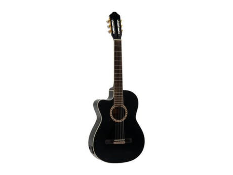 DiMavery CN-600L Guitare classique espagnole (Noir)