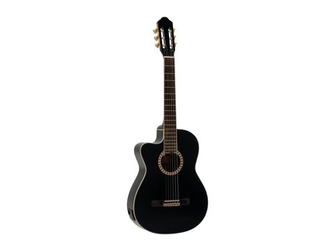 DiMavery CN-600L Guitare classique espagnole (Noir)