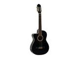 DiMavery CN-600L Guitare classique espagnole (Noir)