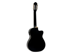 DiMavery CN-600L Guitare classique espagnole (Noir)