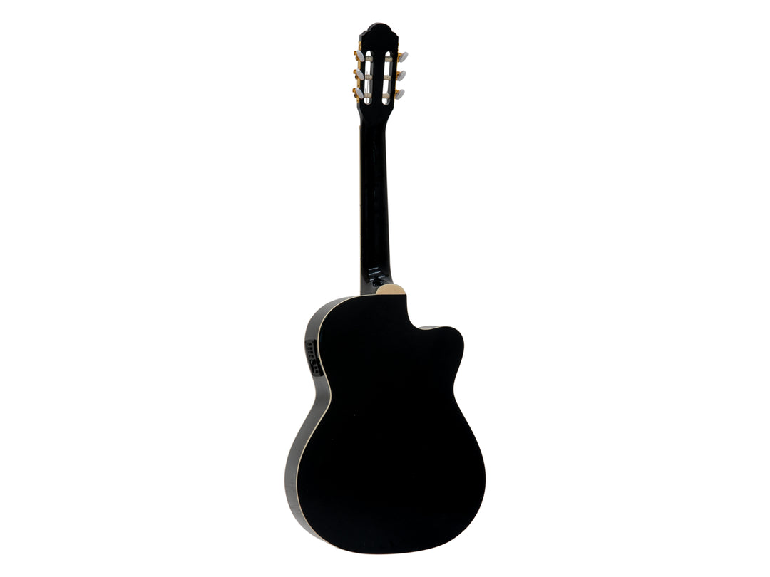 DiMavery CN-600L Guitare classique espagnole (Noir)