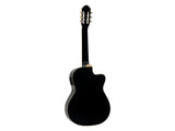 DiMavery CN-600L Guitare classique espagnole (Noir)
