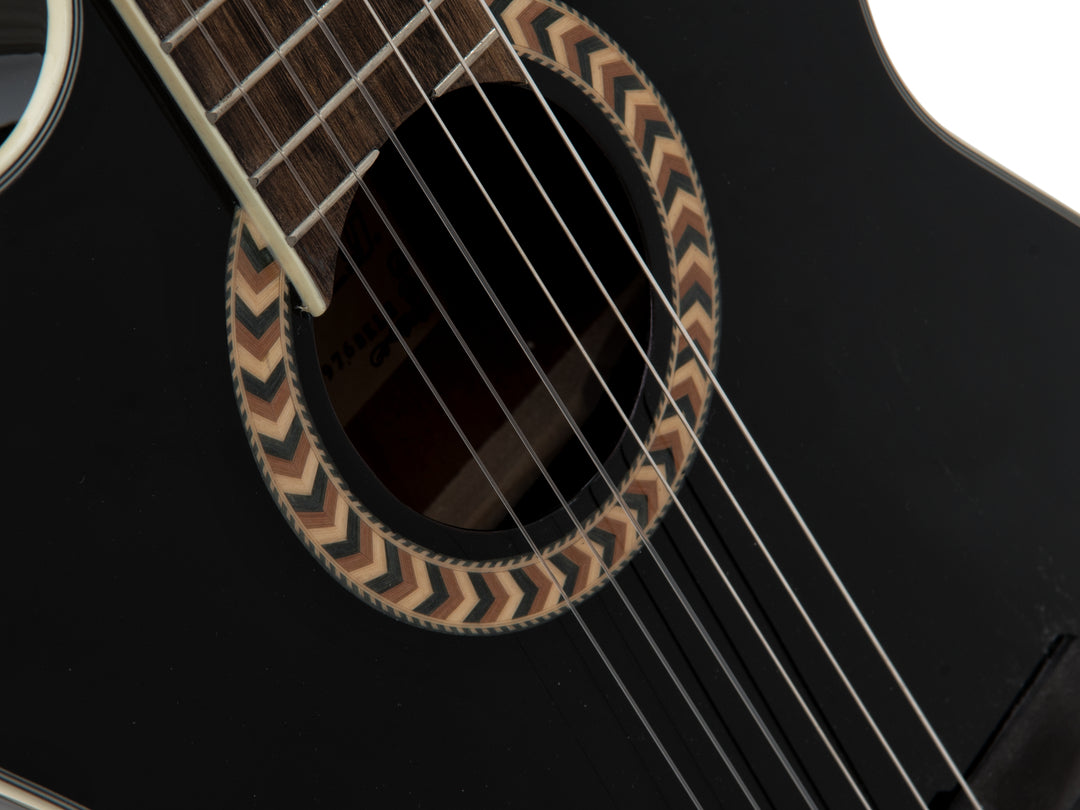 DiMavery CN-600L Guitare classique espagnole (Noir)
