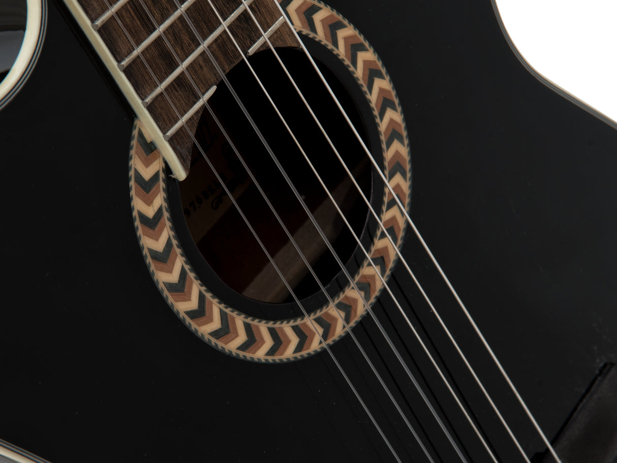DiMavery CN-600L Guitare classique espagnole (Noir)