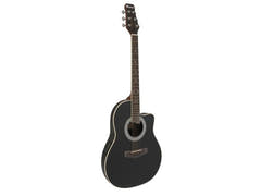 DiMavery RB-300 Guitare Roundback (Noir)