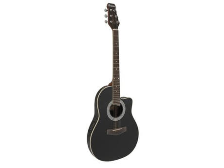DiMavery RB-300 Guitare Roundback (Noir)