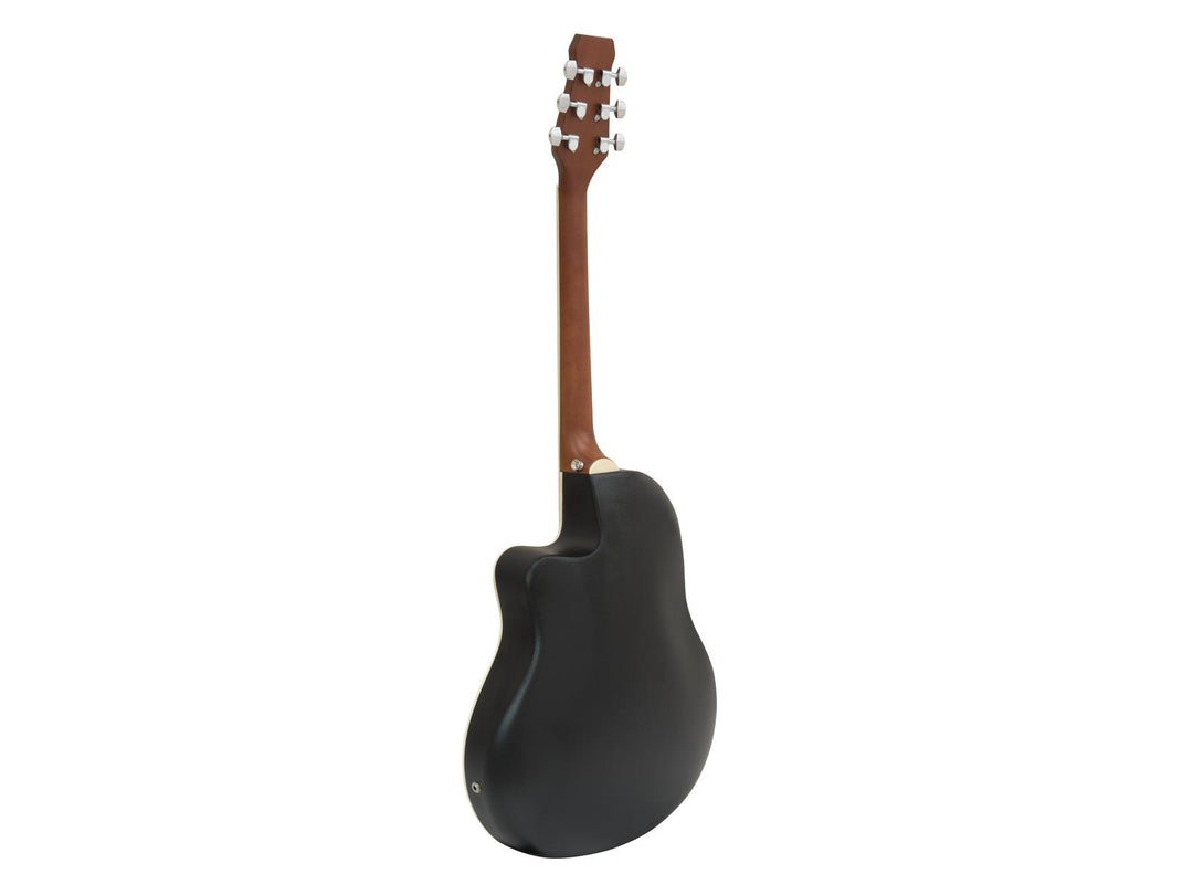 DiMavery RB-300 Guitare Roundback (Noir)