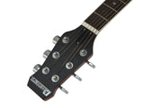 DiMavery RB-300 Guitare Roundback (Noir)