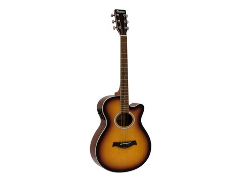 DiMavery AW-400 Guitare Western (Sunburst)