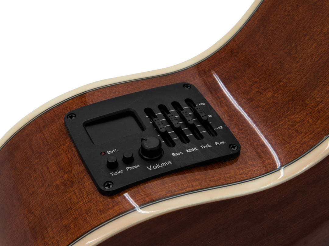 DiMavery AW-400 Guitare Western (Sunburst)