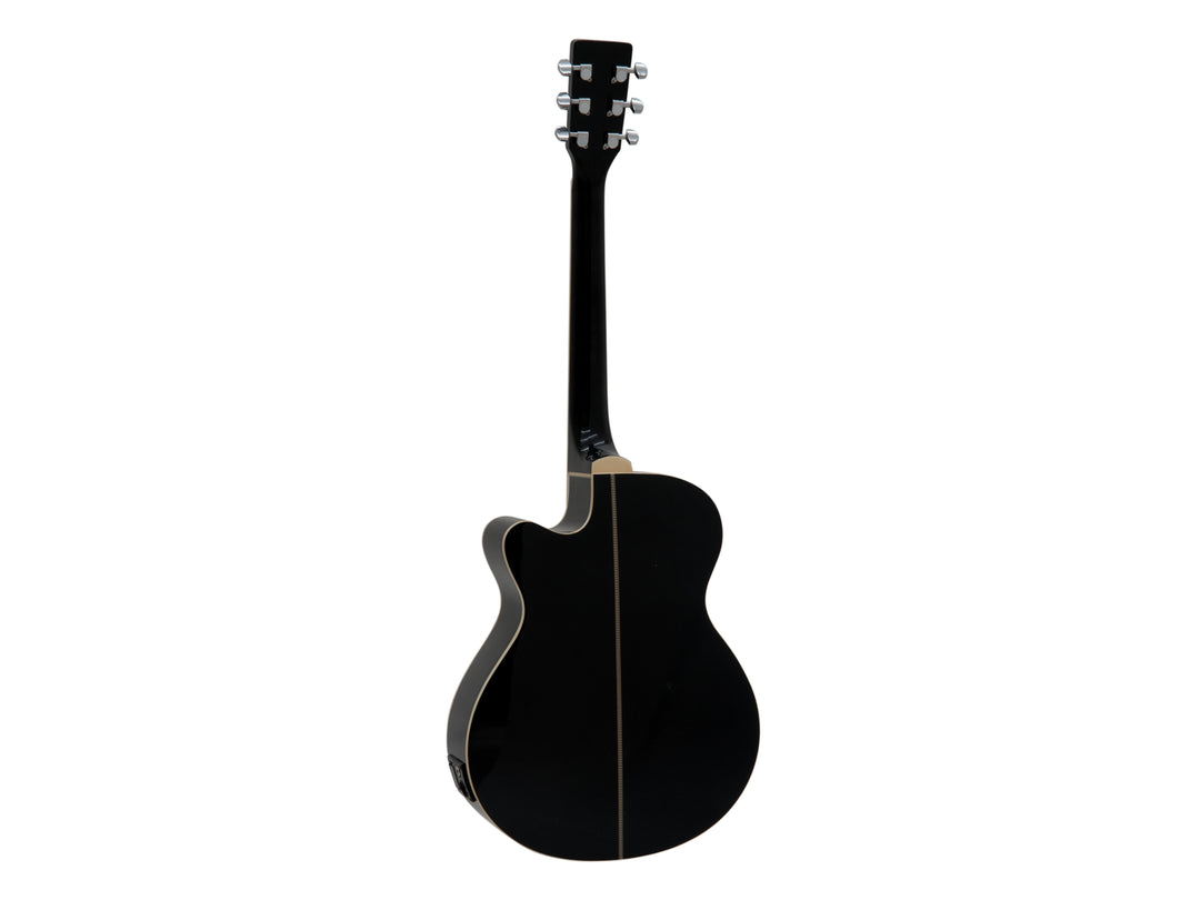 DiMavery AW-400 Guitare Western (Noir)