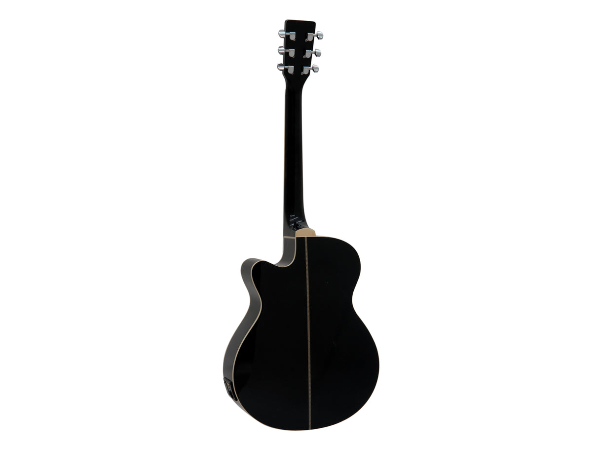 DiMavery AW-400 Guitare Western (Noir)