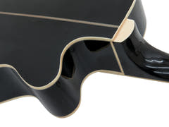 DiMavery AW-400 Guitare Western LH (Noir)
