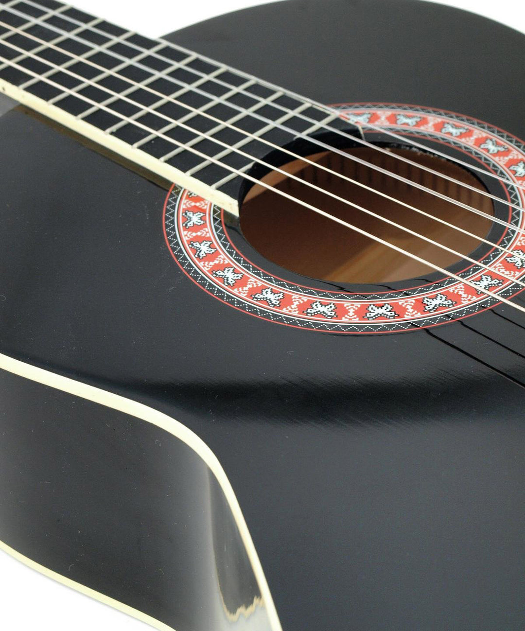 DiMavery AC-303 Guitare classique espagnole 4/4 (Noir)