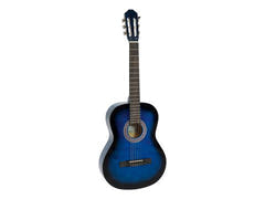 DiMavery AC-303 Guitare classique espagnole (Bleu burst)