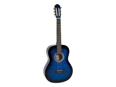 DiMavery AC-303 Guitare classique espagnole (Bleu burst)