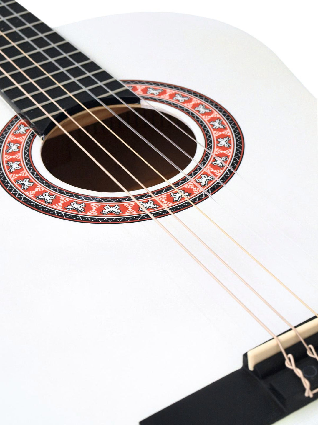DiMavery AC-303 Guitare classique espagnole (Blanc)