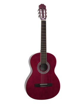 DiMavery AC-303 Guitare classique espagnole (Rouge)
