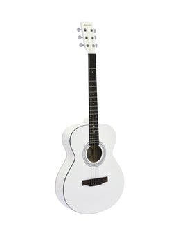 DiMavery AW-303 Guitare Western (Blanc)