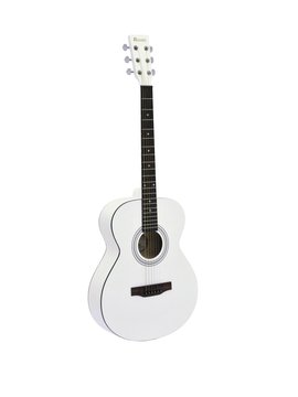 DiMavery AW-303 Guitare Western (Blanc)