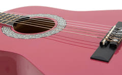 DiMavery AC-303 Guitare classique espagnole 1/2 (Rose)