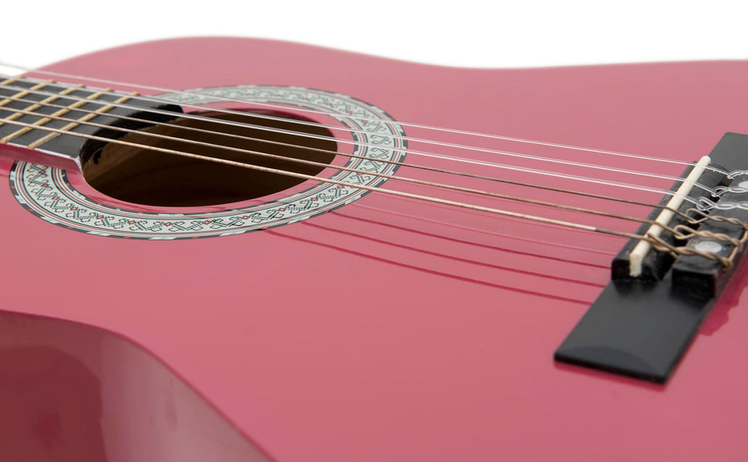 DiMavery AC-303 Guitare classique espagnole 1/2 (Rose)