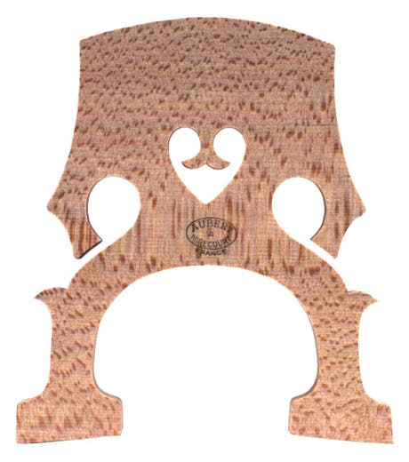 Aubert Luthier chevalet de violoncelle modèle français 16, 4/4, pieds de 90 mm, cœur bas
