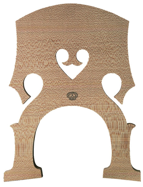 Chevalet de contrebasse Aubert Double bass bridge Luthier - 3/4 (largeur du pied 147)