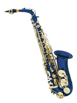 DiMavery SP-30 Eb Alto Saxophone, Blue